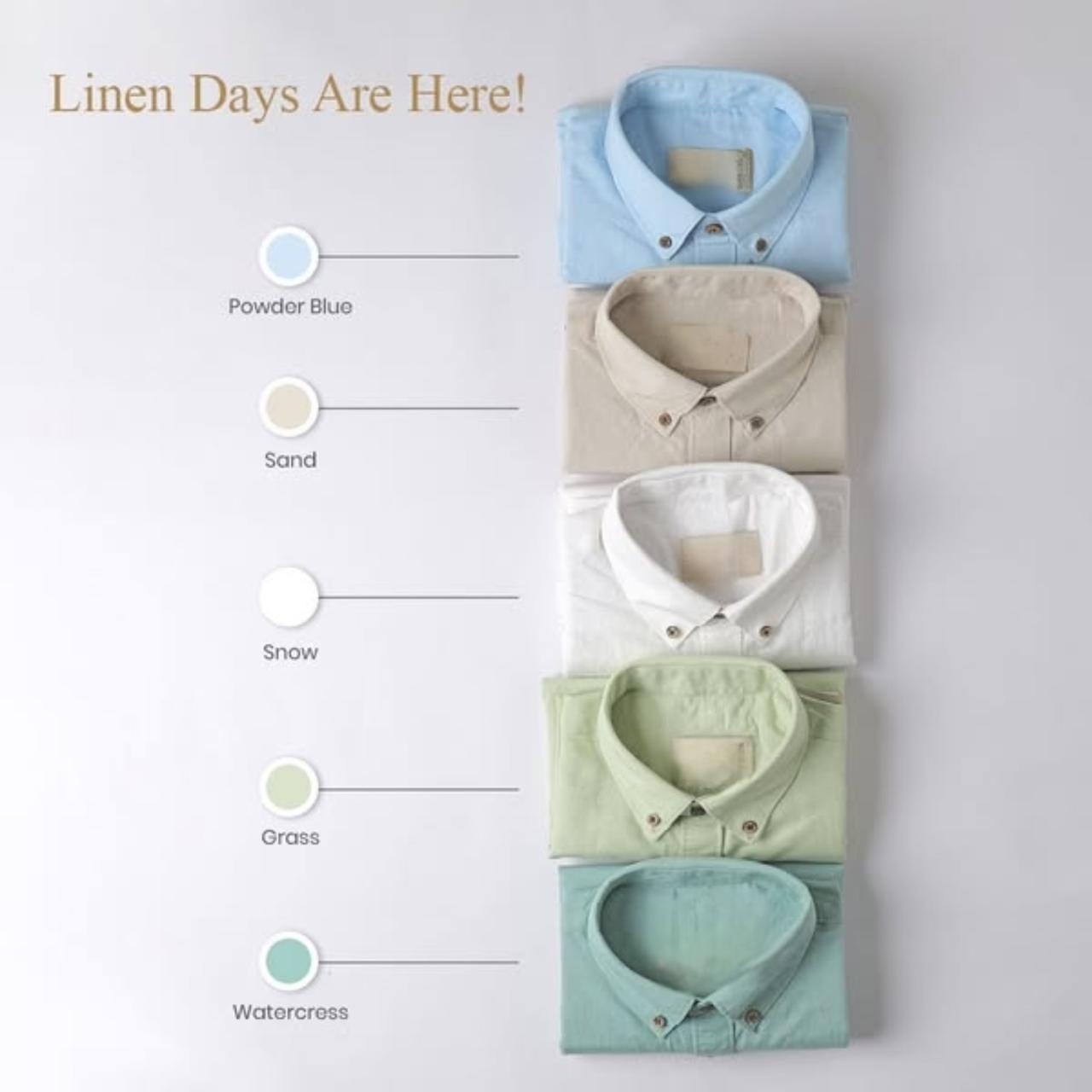 LINEN SHIRTS PACK OF 4