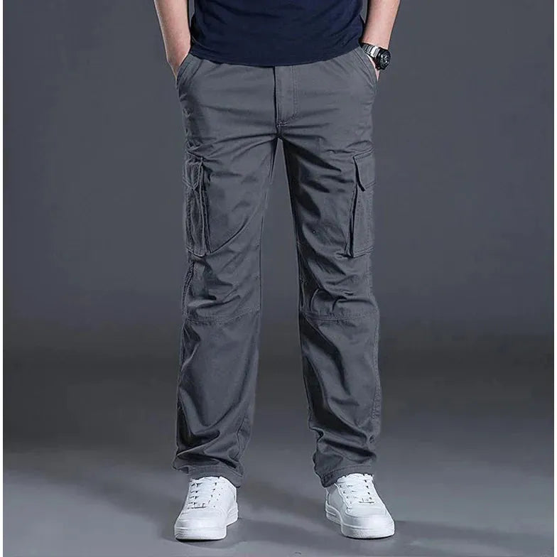 MEN SUMMER CARGO TROUSER PANTS (PACK - 2)