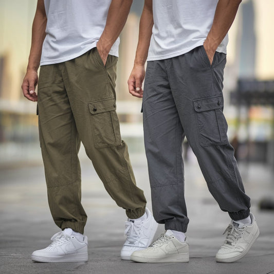 The Ultimate Cargo Pants Duo – Pack of 2