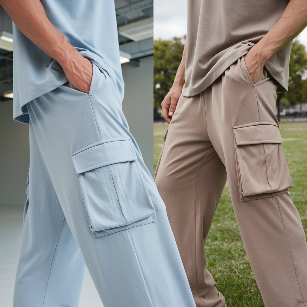 Functional & Fashionable: Men’s Cargo Pants (Pack of 2)