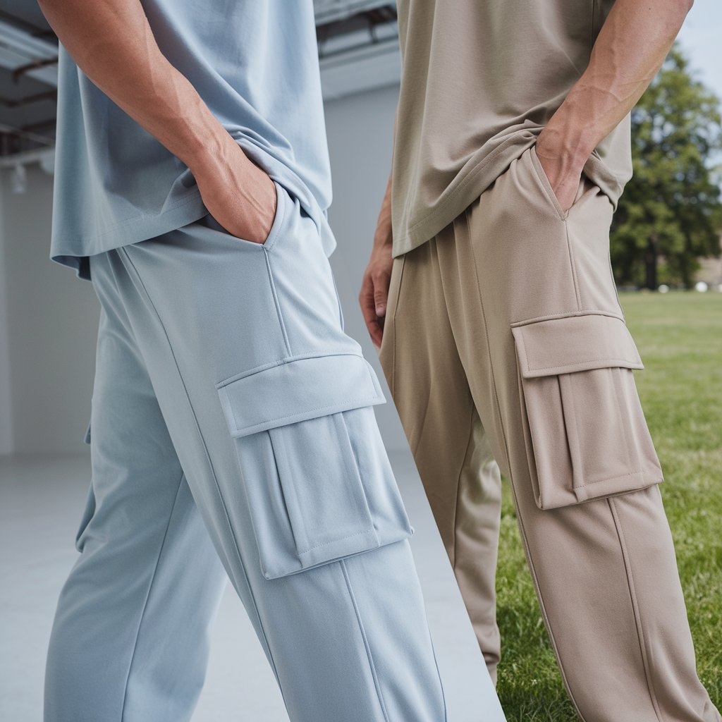 Functional & Fashionable: Men’s Cargo Pants (Pack of 2)