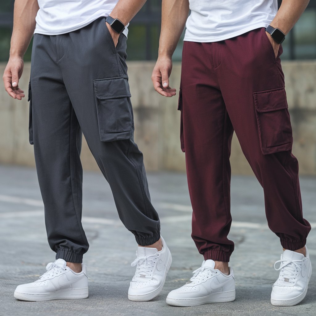 Tough & Trendy: Pack of 2 Men’s Cargo Pants