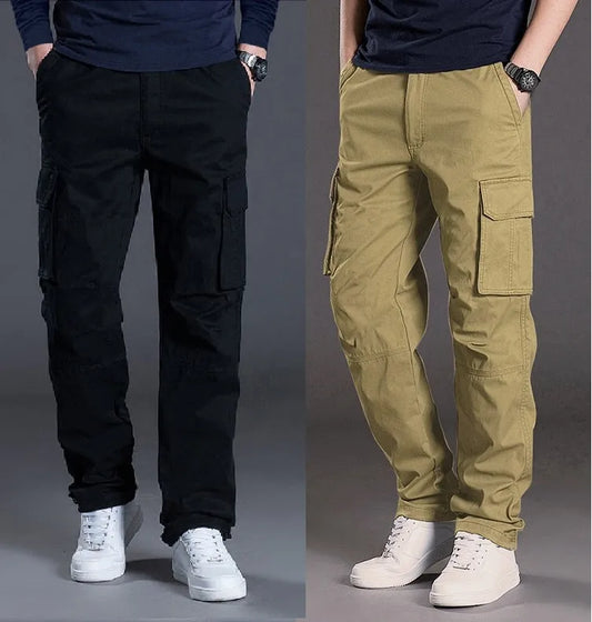 MEN TRENDY SUMMER CARGO PANTS (COMBO OF 2)