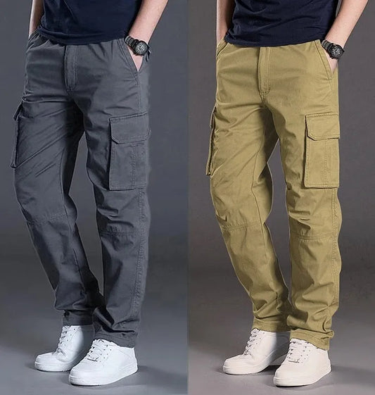 MEN SUMMER CARGO PANTS (PAIR OF 2)