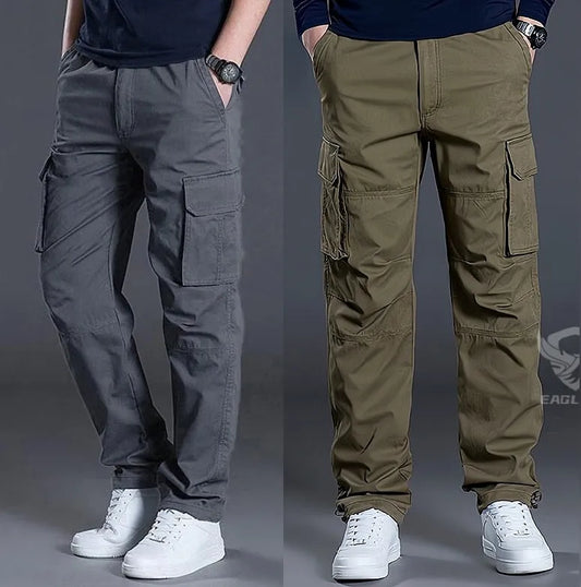 MEN SUMMER CARGO TROUSERS (PACK OF 2)