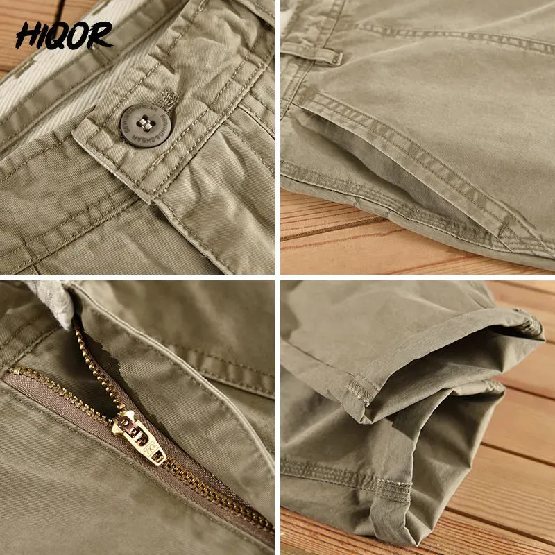 NEW MEN CASUAL STRAIGHT CARGO PANTS (BUY 1 GET 1 OFFER)