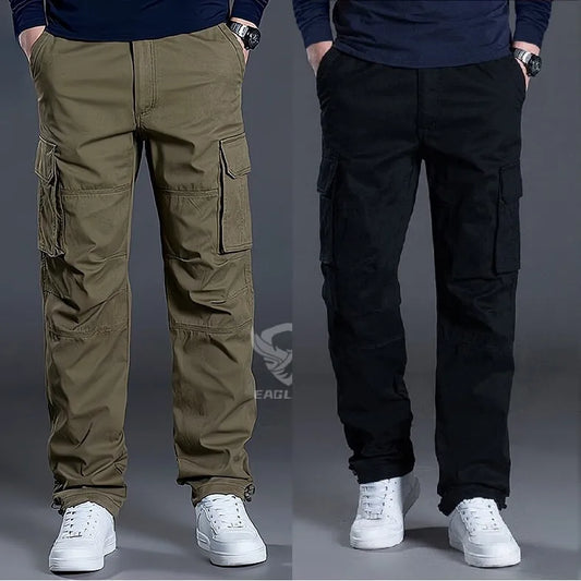 MEN SUMMER CARGO TROUSERS (PACK - 2)