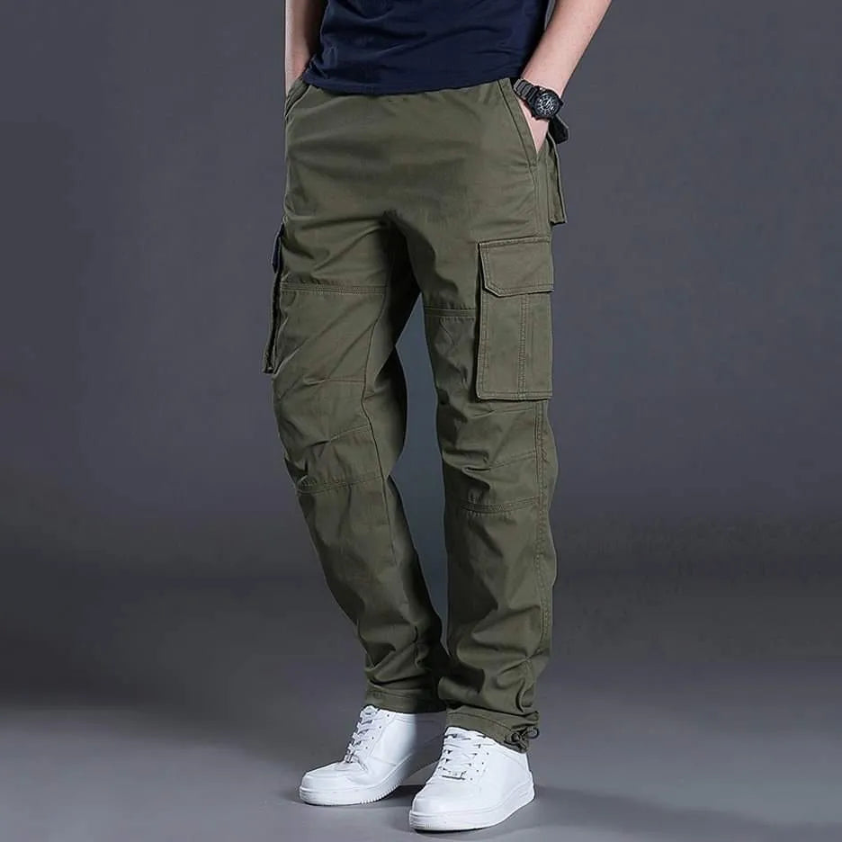 MEN SUMMER CARGO TROUSER PANTS (PACK - 2)